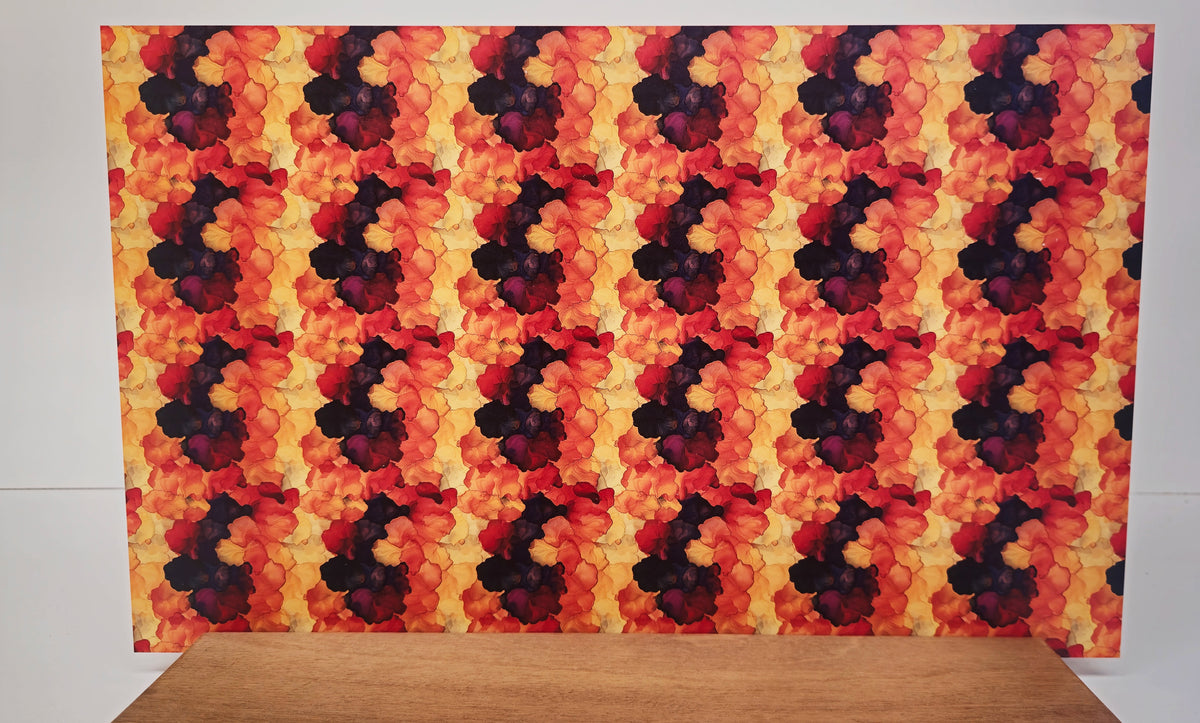 PatternPly® Full Coverage Warm Ink Blossoms product photo 3
