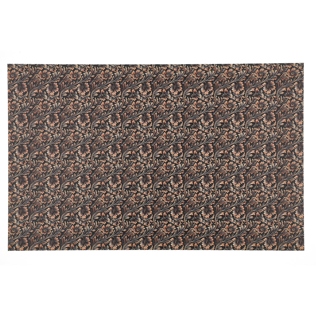 PatternPly® Full Coverage Wavy Brown Tooled Leather product photo 3