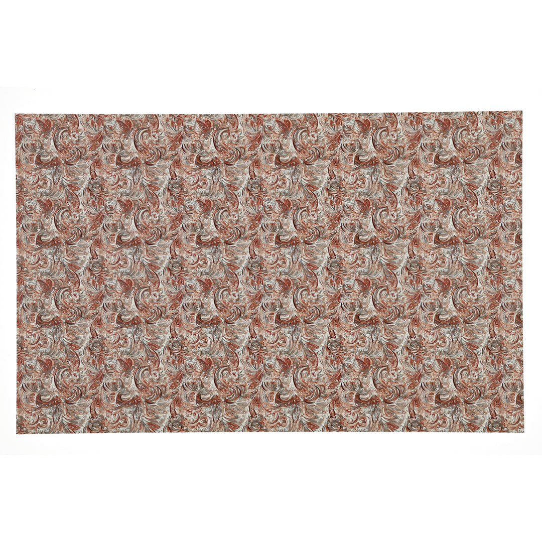 PatternPly® Full Coverage Orange and Taupe Tapestry