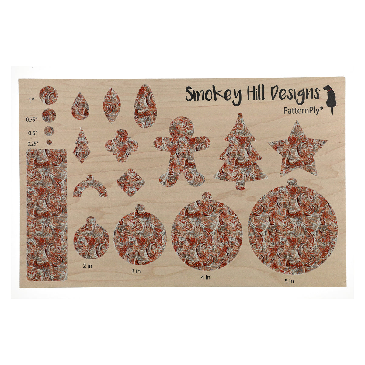 PatternPly® Full Coverage Orange and Taupe Tapestry product photo 2