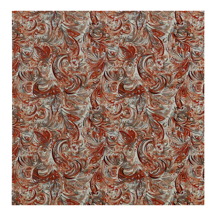 PatternPly® Full Coverage Orange and Taupe Tapestry