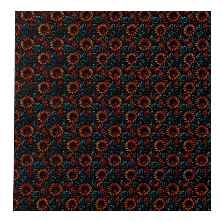 PatternPly® Full Coverage Leather Sunflowers Micro