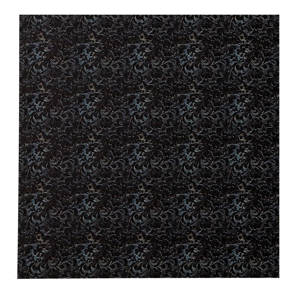 PatternPly® Full Coverage French Country Tooled Leather Micro sheet showing the pattern