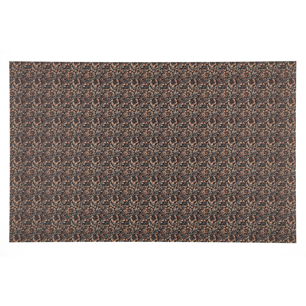 PatternPly® Full Coverage Wavy Brown Tooled Leather Micro product photo 3
