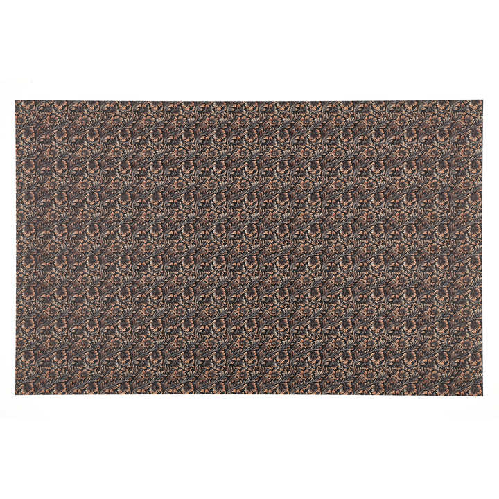 PatternPly® Full Coverage Wavy Brown Tooled Leather Micro