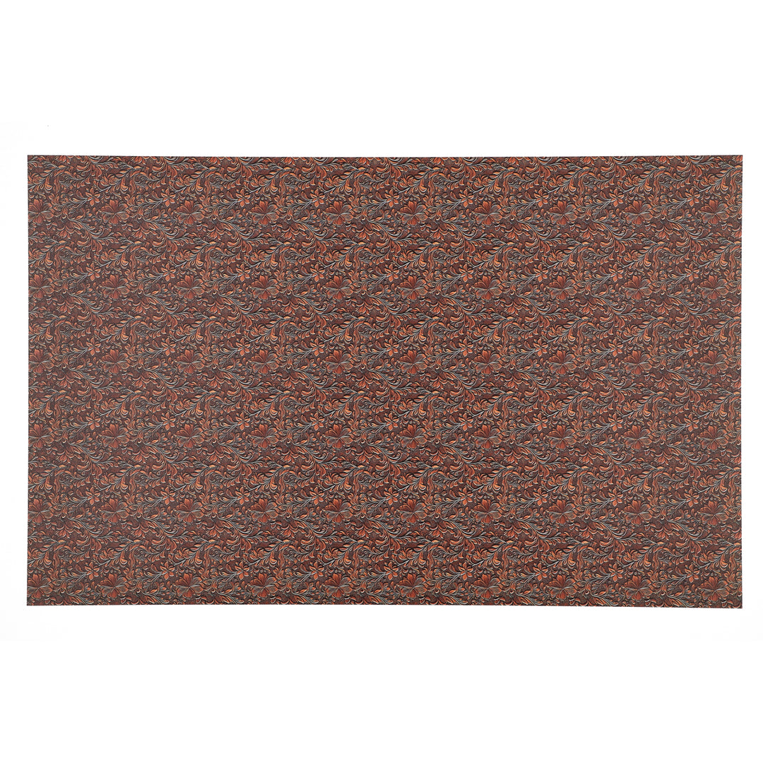 PatternPly® Full Coverage Honey Tooled Leather