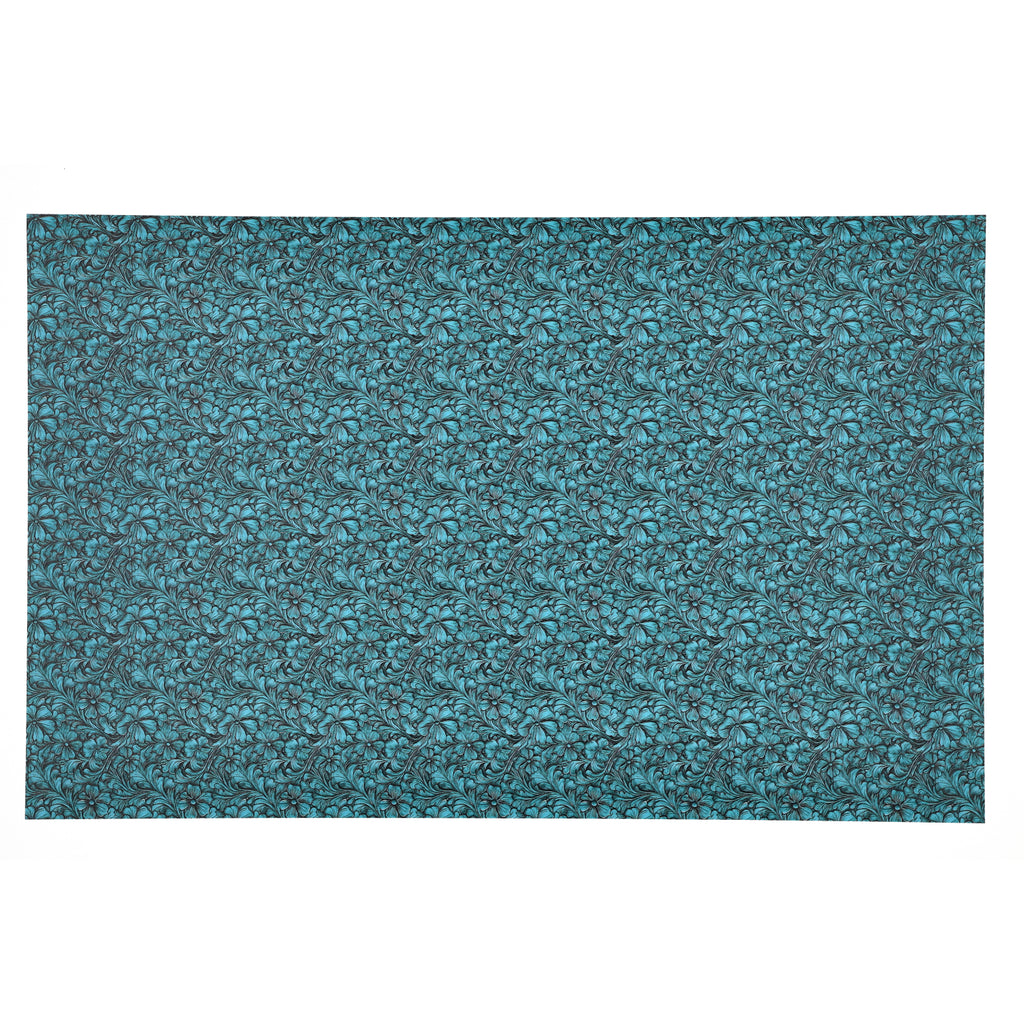 PatternPly® Full Coverage Turquoise Tooled Leather product photo 3