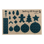 PatternPly® Full Coverage Turquoise and Black Leather Foliage Micro product photo 2