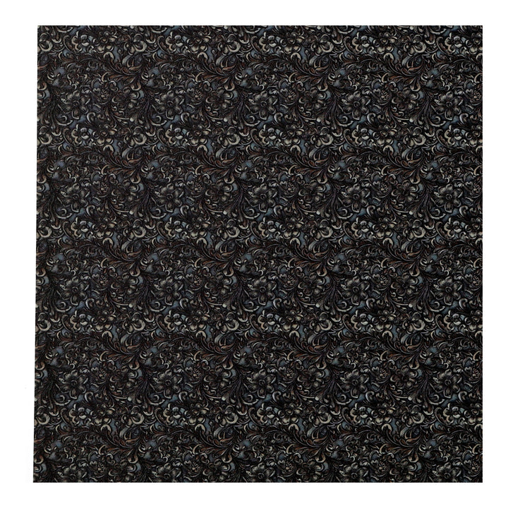 PatternPly® Full Coverage Taupe Tooled Leather Micro