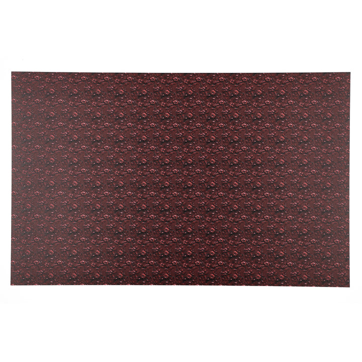 PatternPly® Full Coverage Red Leather Cherry Blossom Micro