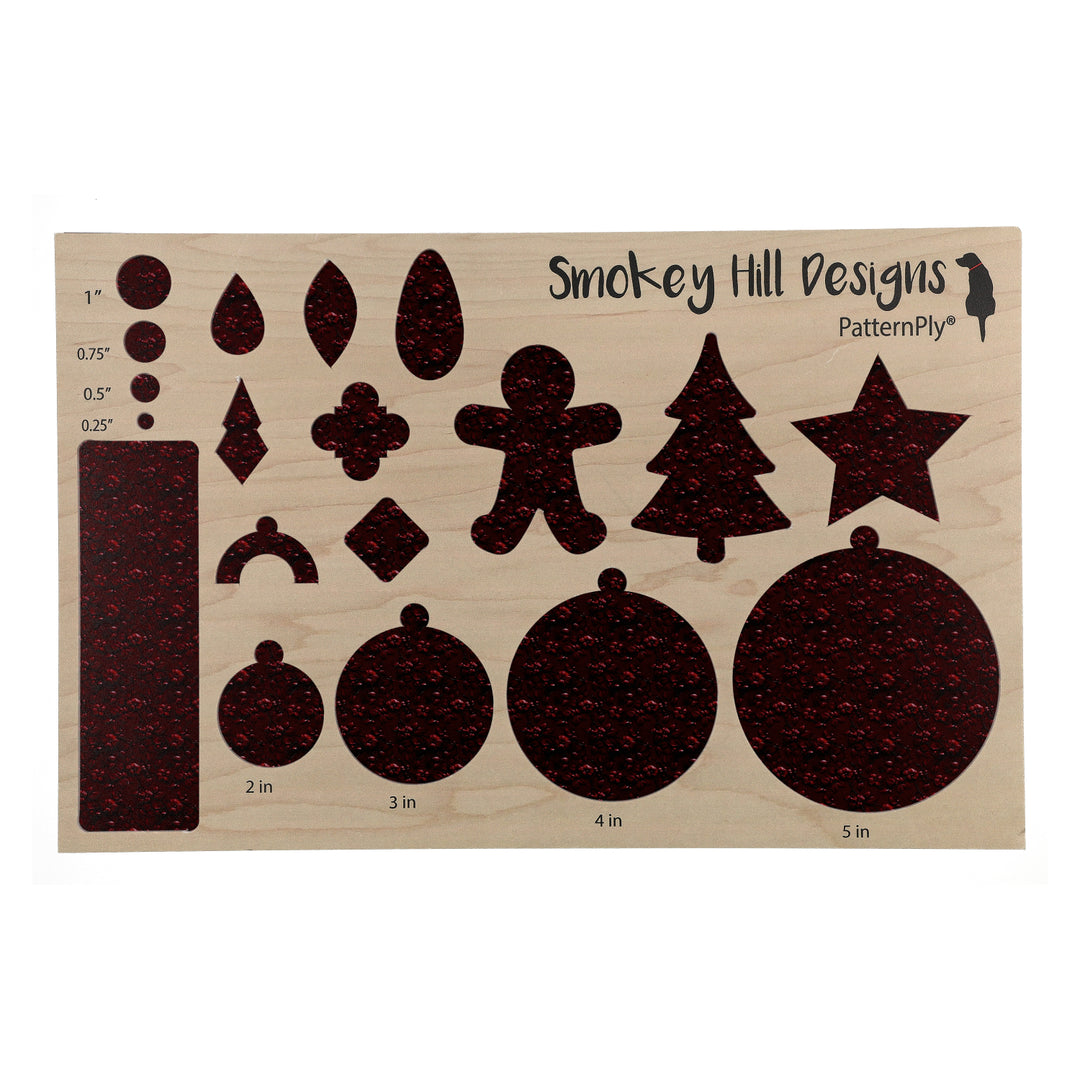 PatternPly® Full Coverage Red Leather Cherry Blossom Micro