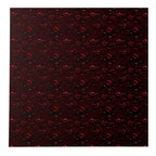 PatternPly® Full Coverage Red Leather Cherry Blossom Micro sheet showing the pattern