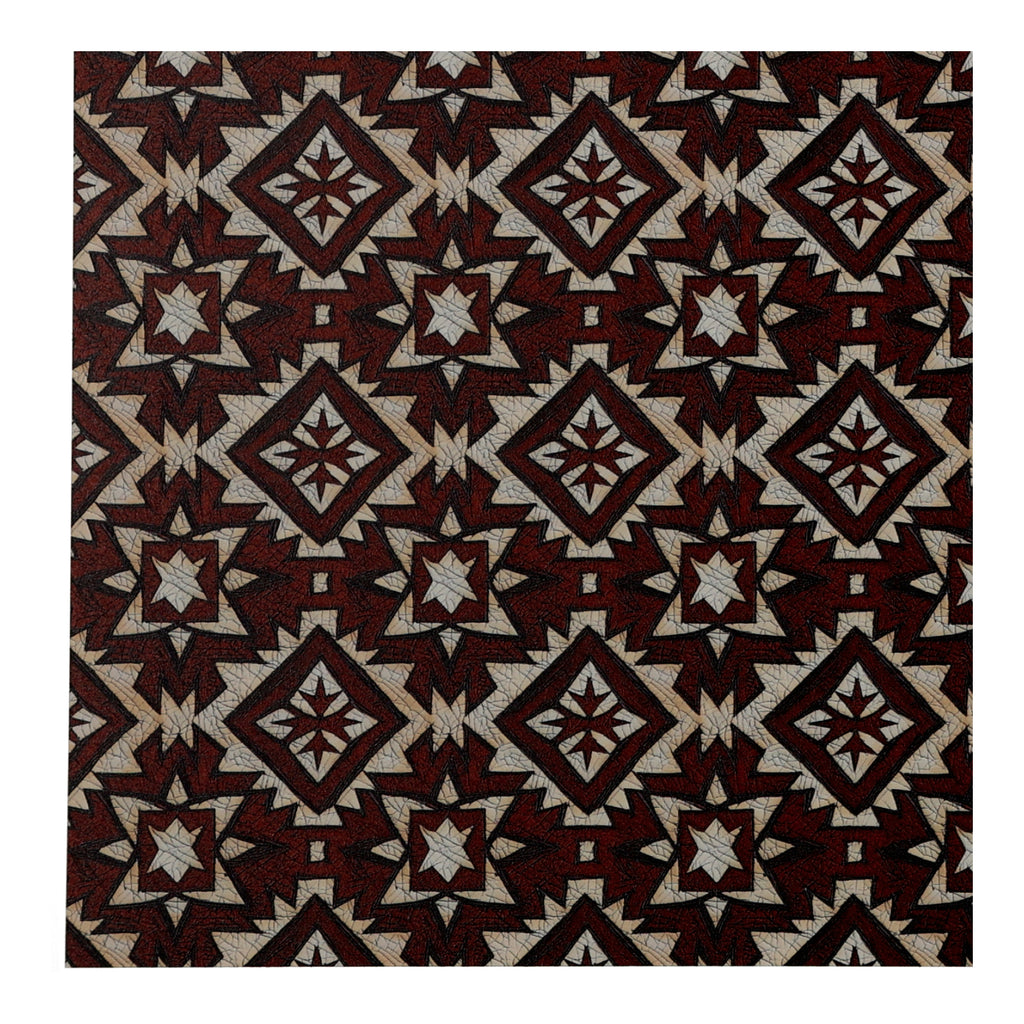 PatternPly® Full Coverage Aztec Leather sheet showing the pattern