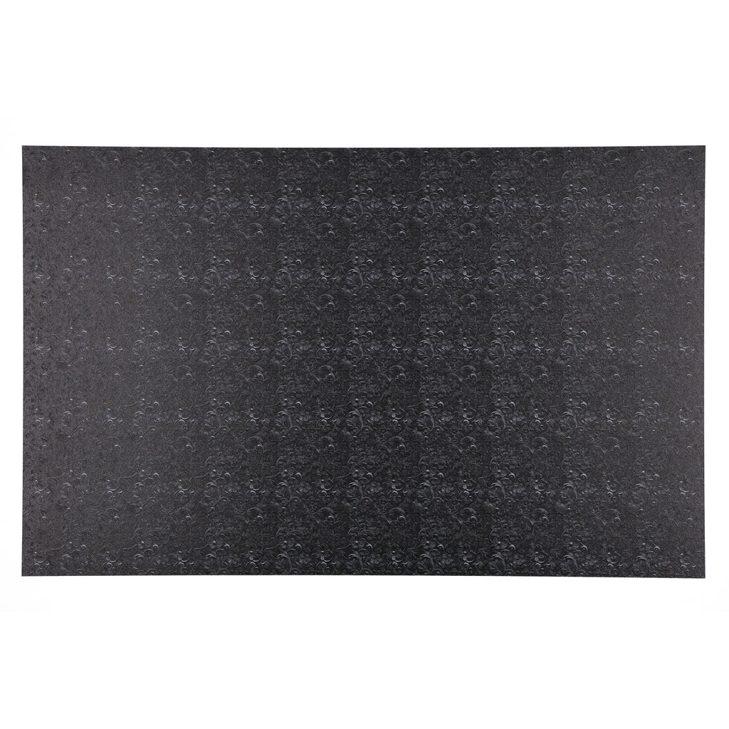 PatternPly® Full Coverage Black Tooled Leather Micro product photo 3