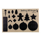 PatternPly® Full Coverage Black Tooled Leather Micro product photo 2