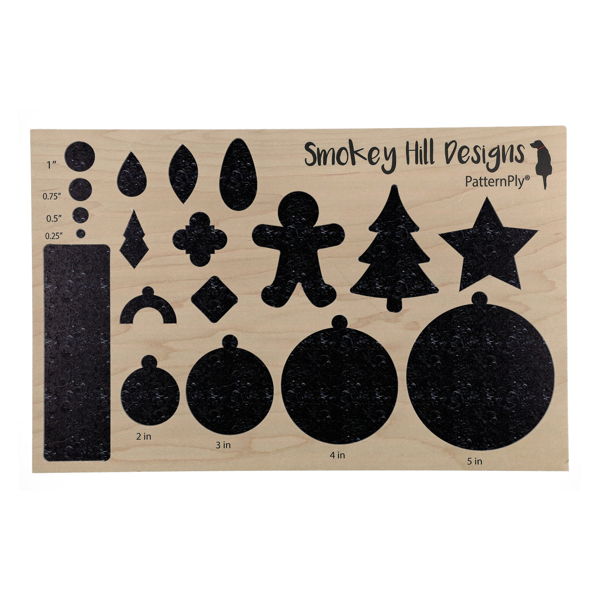 PatternPly® Full Coverage Black Tooled Leather Micro product photo 2