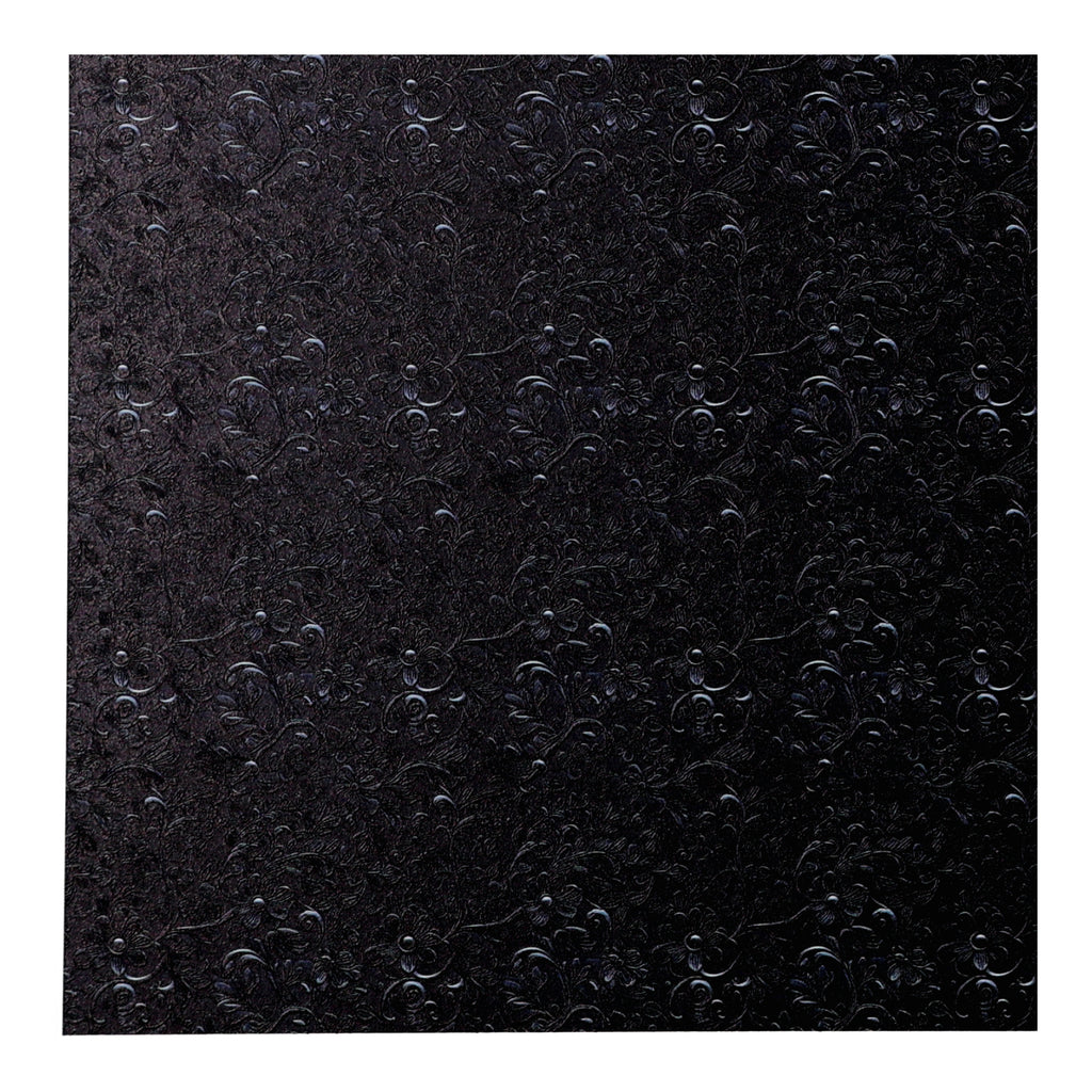 PatternPly® Full Coverage Black Tooled Leather Micro sheet showing the pattern