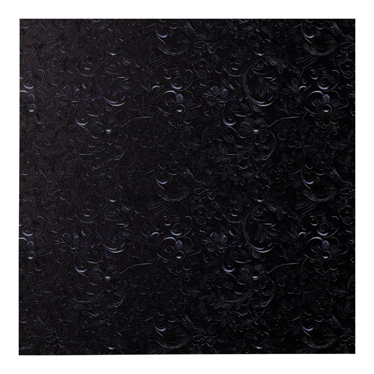 PatternPly® Full Coverage Black Tooled Leather sheet showing the pattern