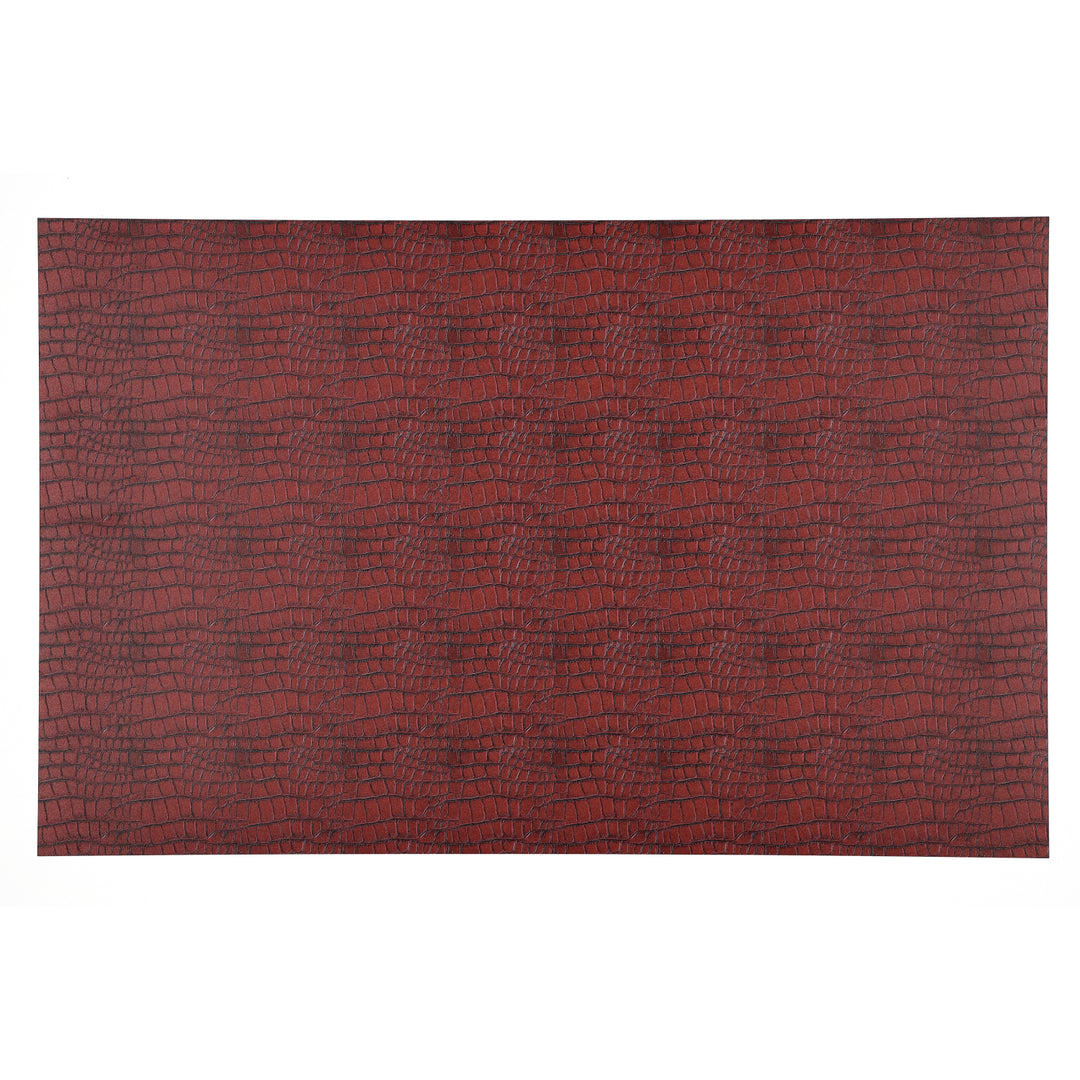 PatternPly® Full Coverage Red Crocodile