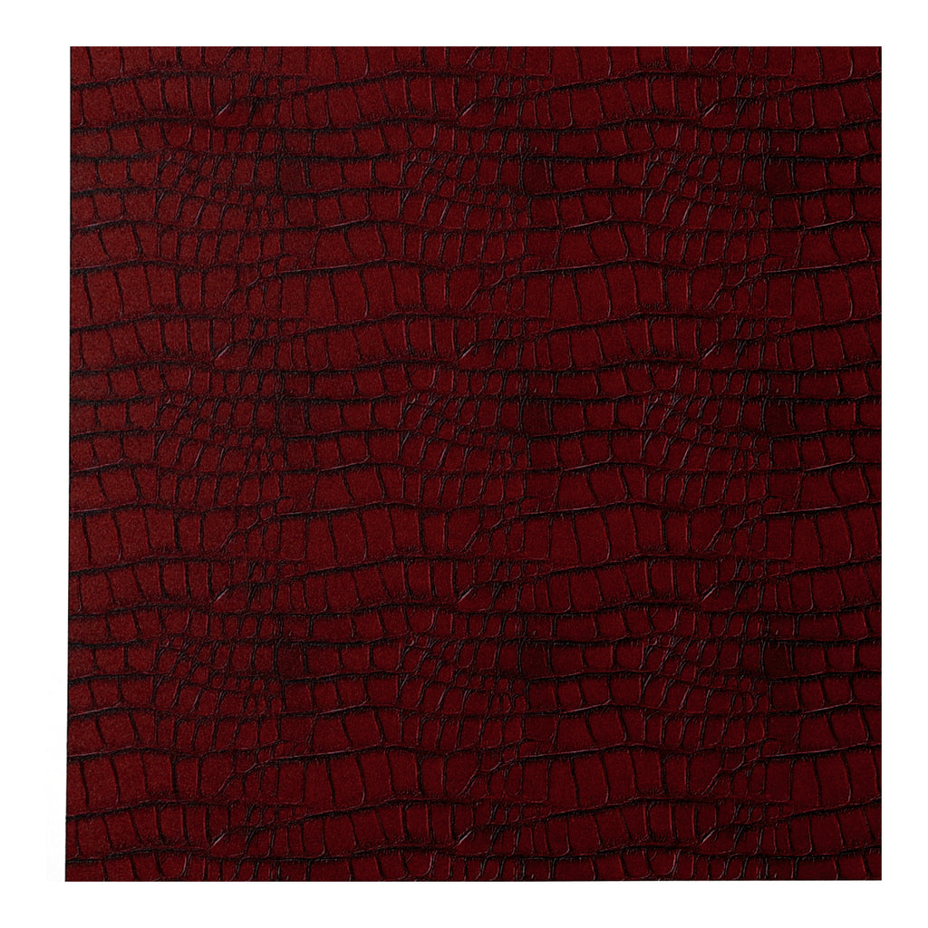 PatternPly® Full Coverage Red Crocodile sheet showing the pattern