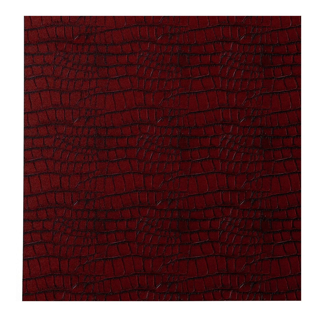 PatternPly® Full Coverage Red Crocodile sheet showing the pattern