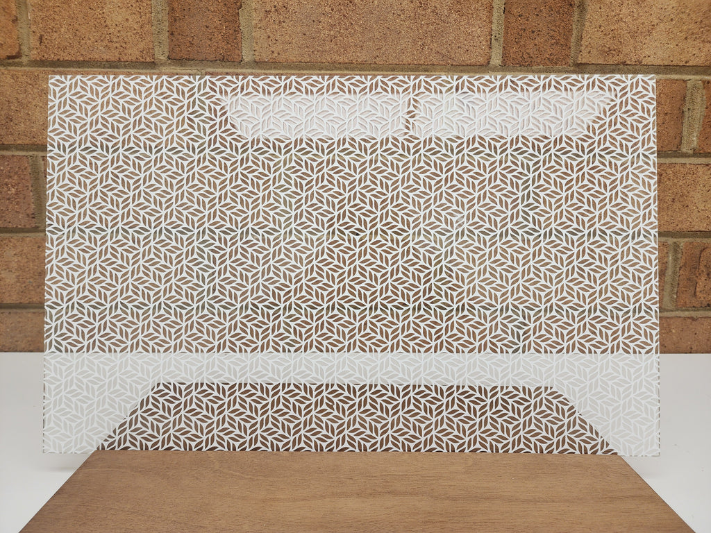 PatternPly® Scattered Leaves WHITE product photo 3