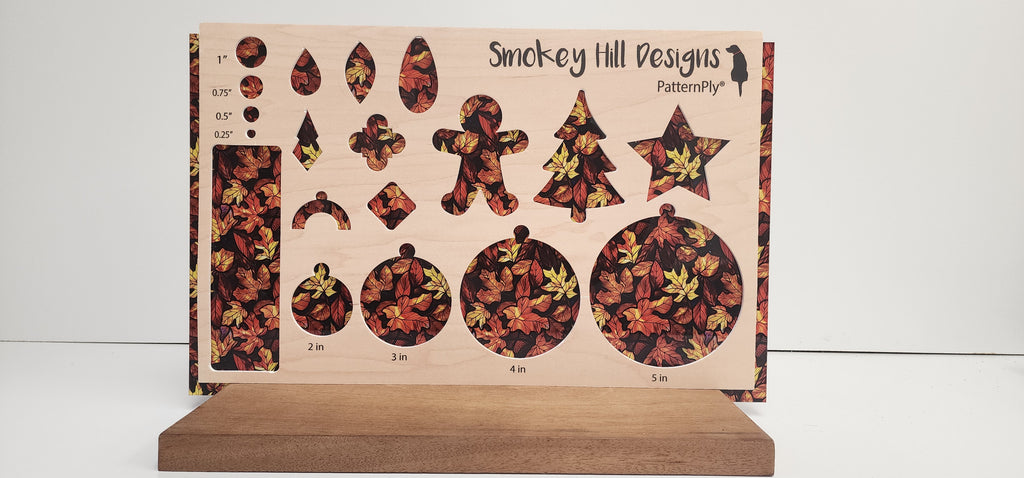 PatternPly® Full Coverage Stained Glass Fall Leaf Pile product photo 2
