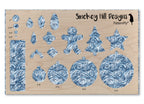 PatternPly® Transparent Light Blue and Dark Blue Swirls product photo 3
