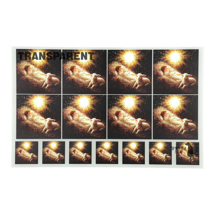 PatternPly® Transparent Light Of Bethlehem 2 sizes