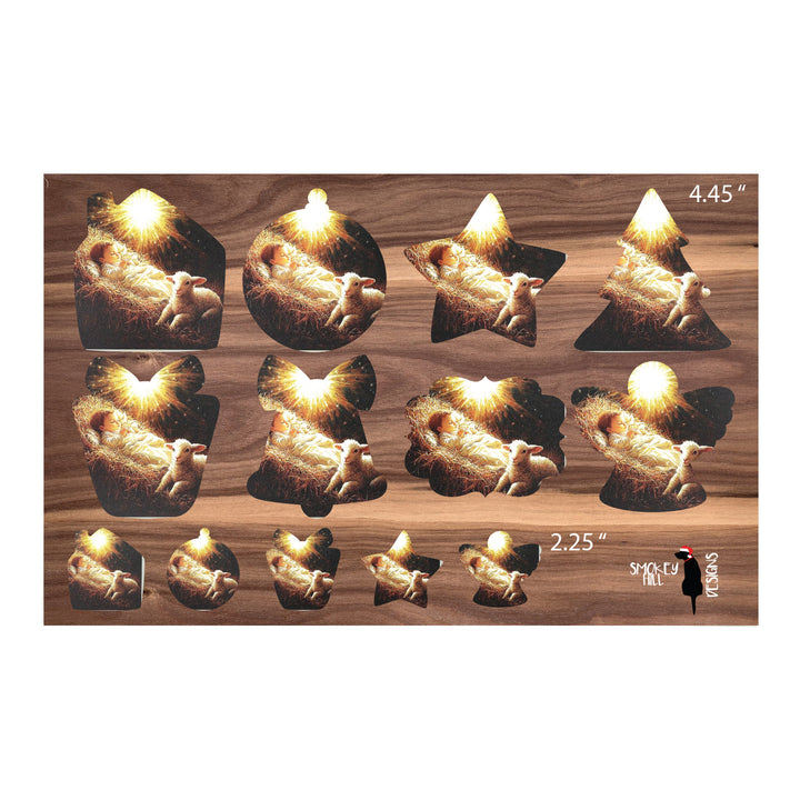 PatternPly® Transparent Light Of Bethlehem 2 sizes