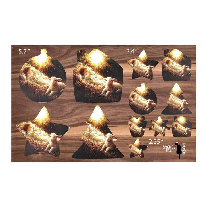 PatternPly® Transparent Light Of Bethlehem 3 sizes