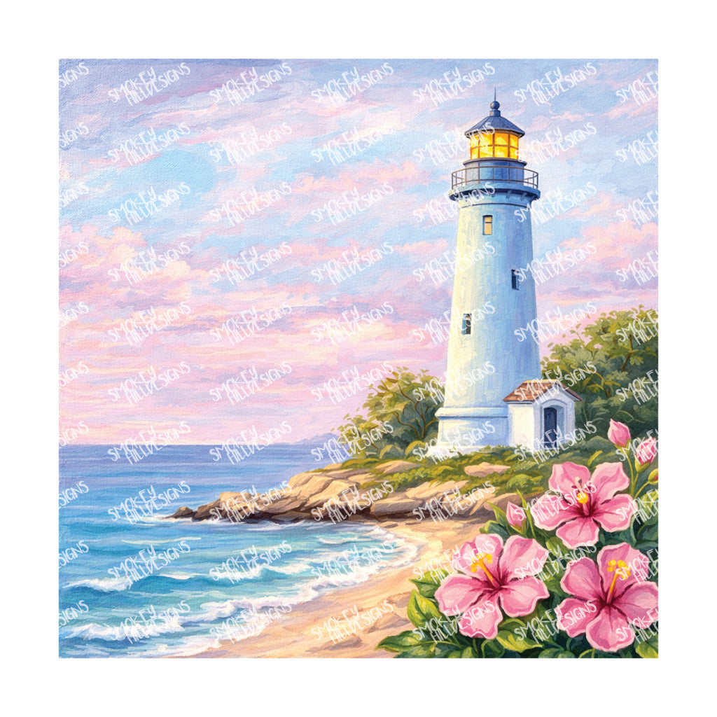 PatternPly® Transparent Lighthouse Series Volume 1 Serene Lighthouse Series 5 art scene artwork