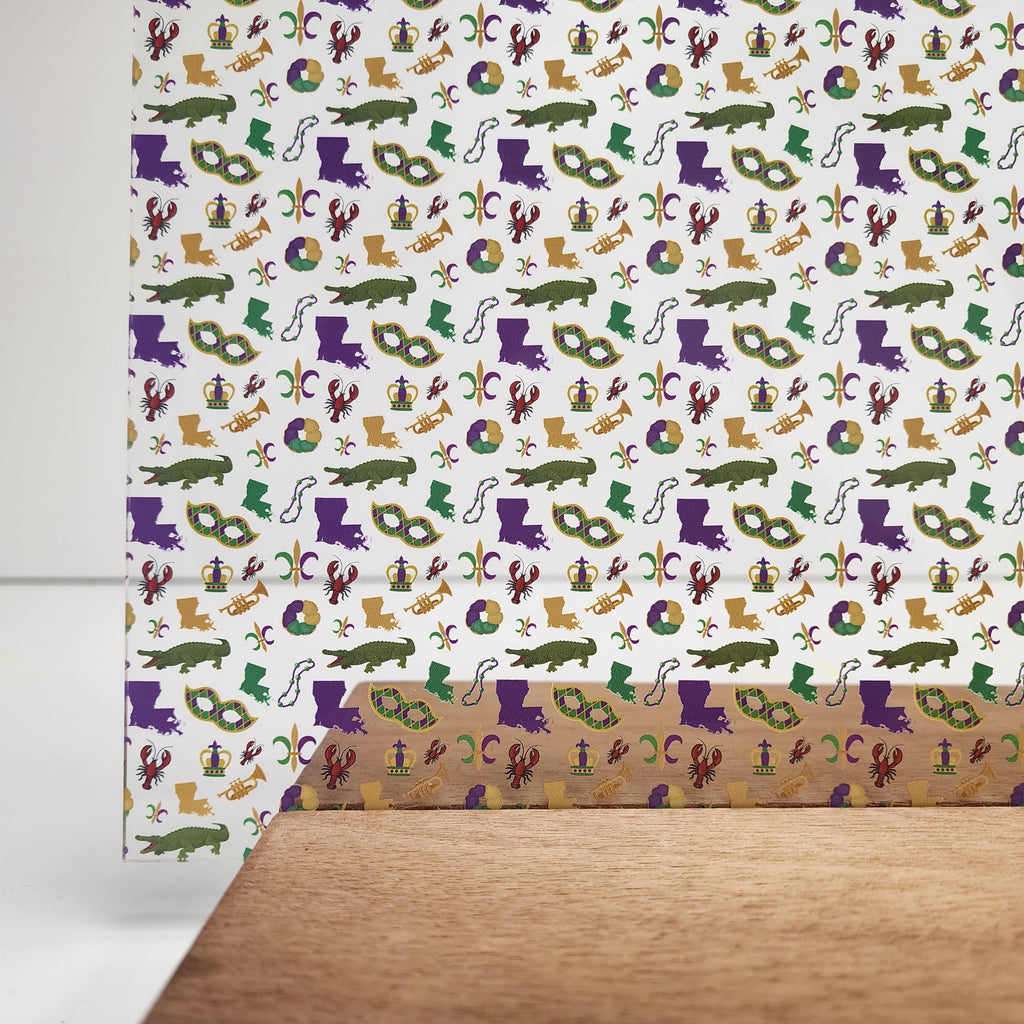 PatternPly® Scattered Louisiana Icons sheet showing the pattern