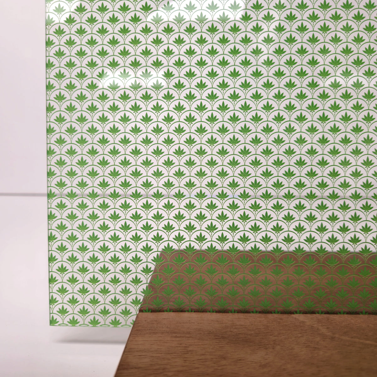 PatternPly® Scattered Art Deco Marijuana sheet showing the pattern