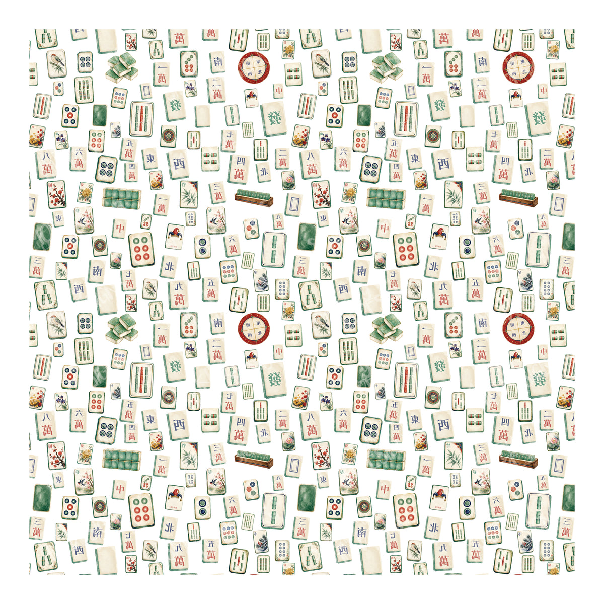 PatternPly® Scattered Mahjong Mix