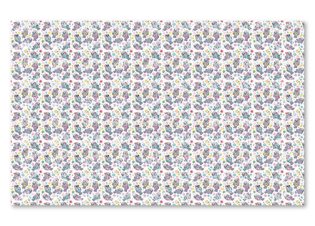 PatternPly® Scattered Bikini Manatees product photo 2