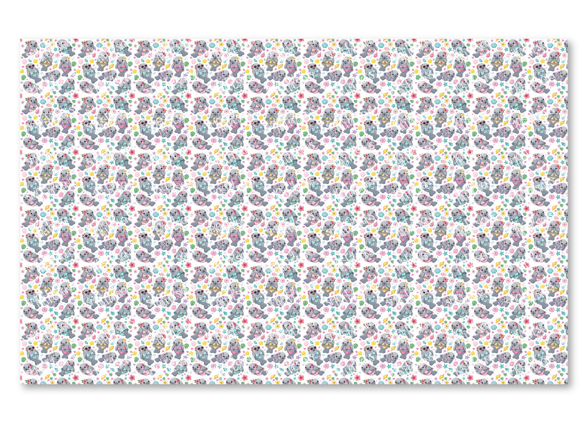 PatternPly® Scattered Bikini Manatees product photo 2