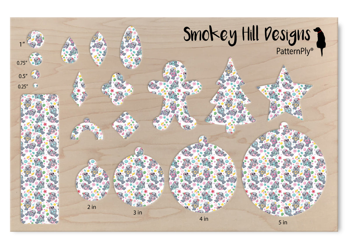 PatternPly® Scattered Bikini Manatees product photo 3