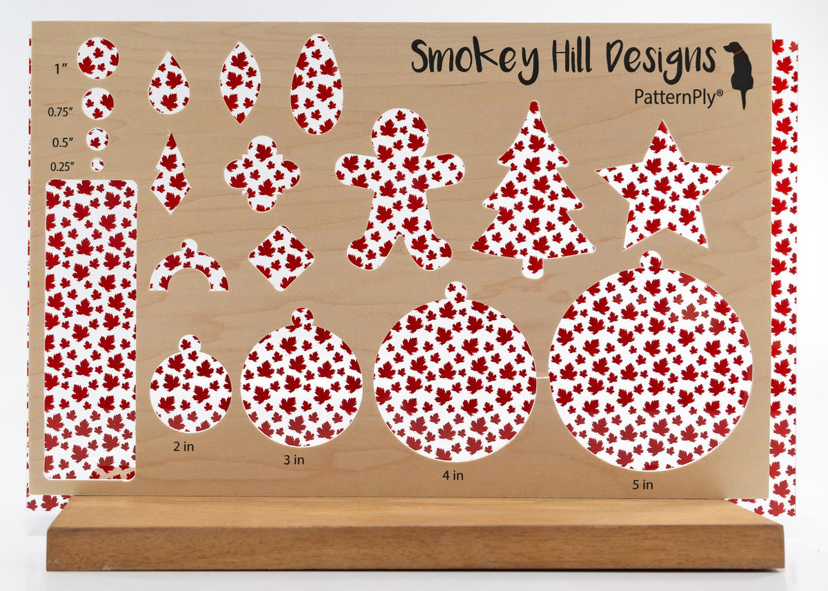 PatternPly® Scattered Realistic Maple Leaves product photo 2