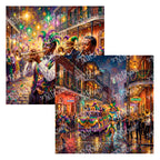 PatternPly® Full Coverage Mardi Gras Parade sheet showing the pattern