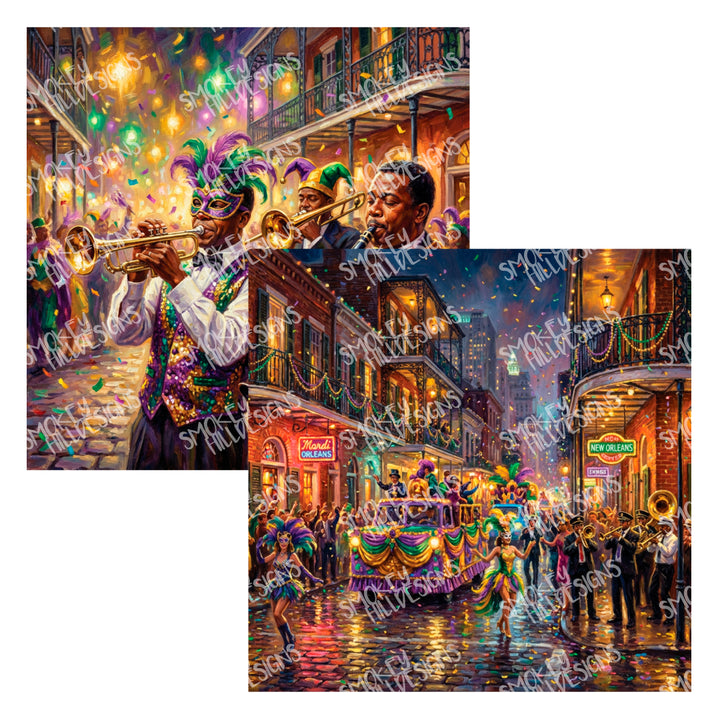 PatternPly® Full Coverage Mardi Gras Parade