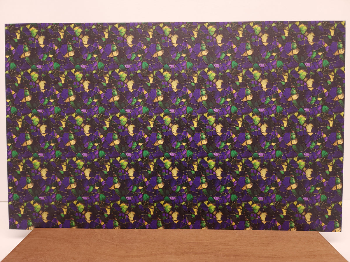 PatternPly® Full Coverage Mardi Gras Stained Glass product photo 3