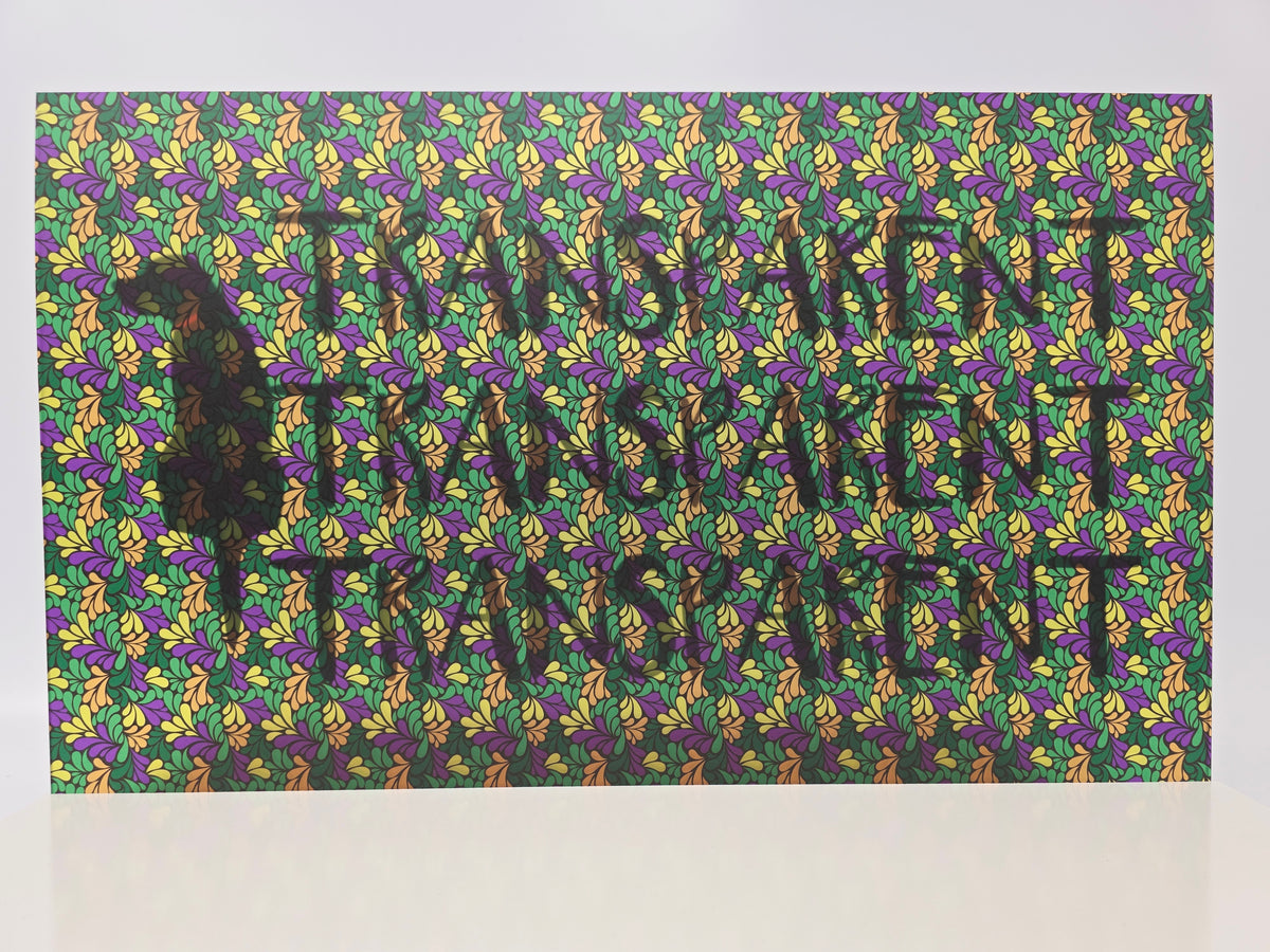 PatternPly® Transparent Mardi Gras Swirls sheet showing the pattern