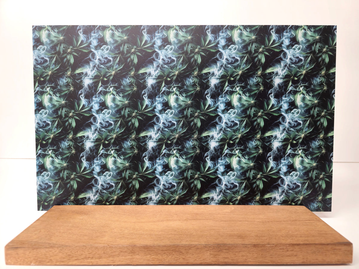 PatternPly® Full Coverage Marijuana Leaves and Smoke product photo 3
