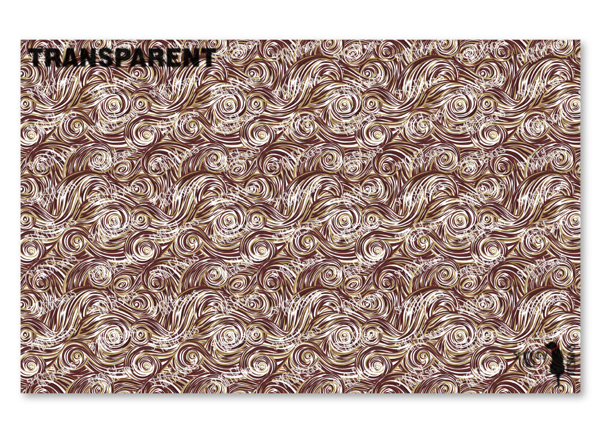 PatternPly® Transparent Maroon and Bronze Swirls product photo 2