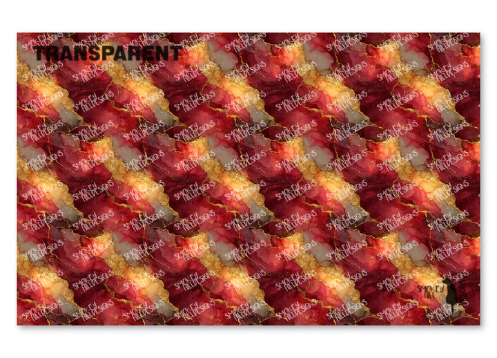 PatternPly® Transparent Maroon and Gold Rock