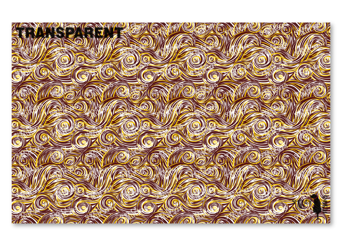 PatternPly® Transparent Maroon and Gold Swirls product photo 2