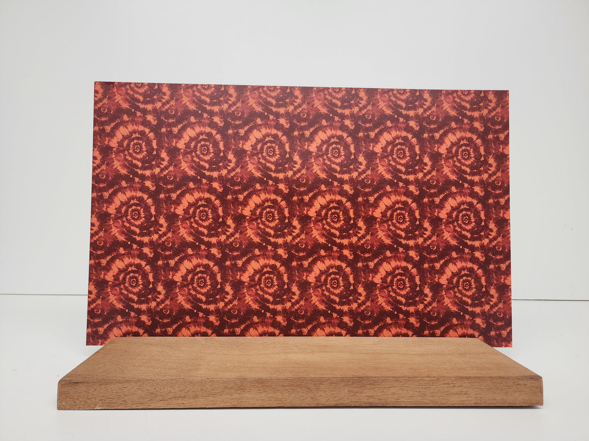 PatternPly® Full Coverage Maroon and Orange Tie Dye product photo 3