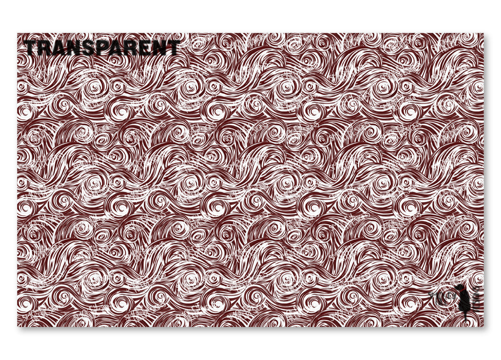 PatternPly® Transparent Maroon and White Swirls product photo 2