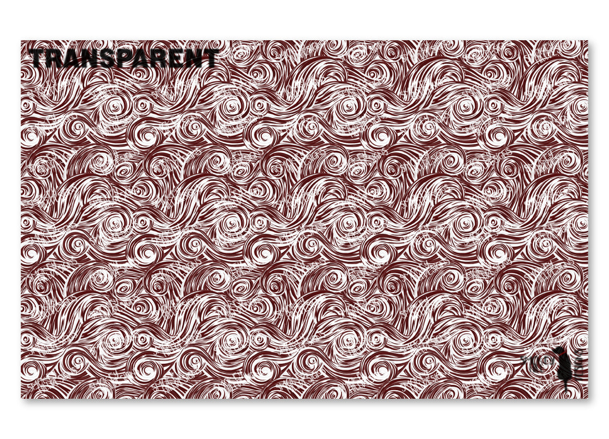 PatternPly® Transparent Maroon and White Swirls product photo 2